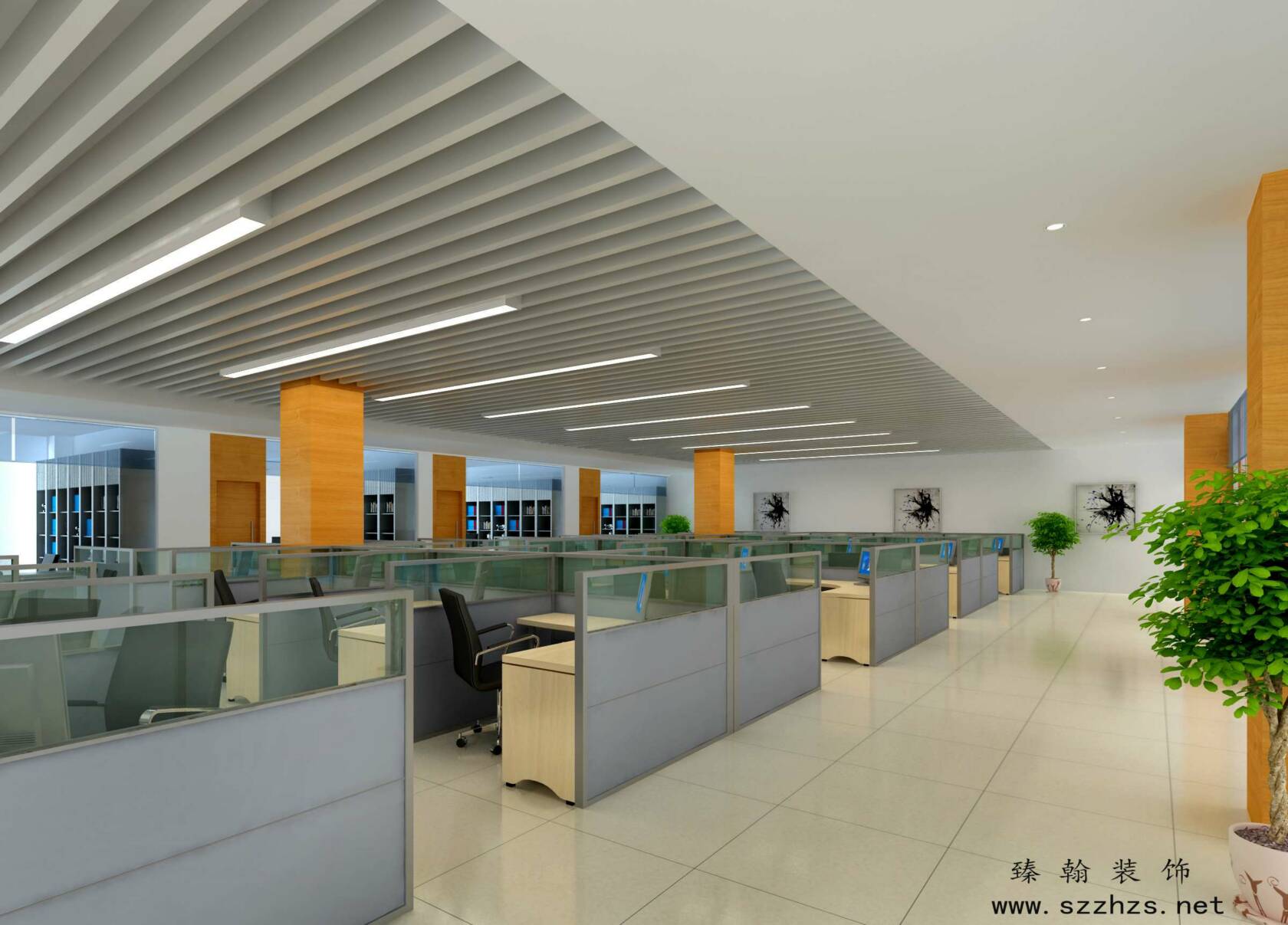 深圳办公室装修-金德威科技园设计案例
