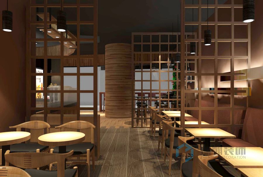 150平鲜五海雅咖啡厅装修设计案例