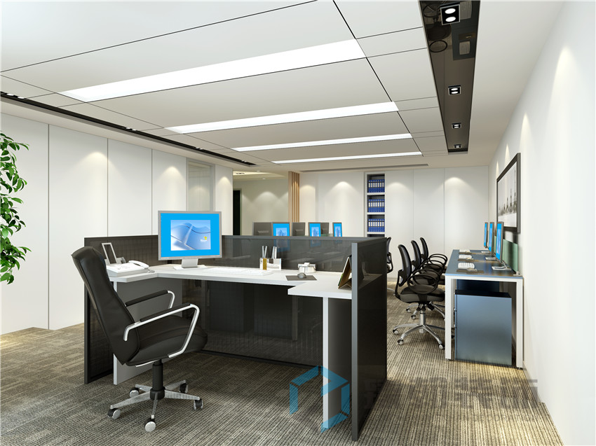 700平讯腾公司办公室装修设计案例
