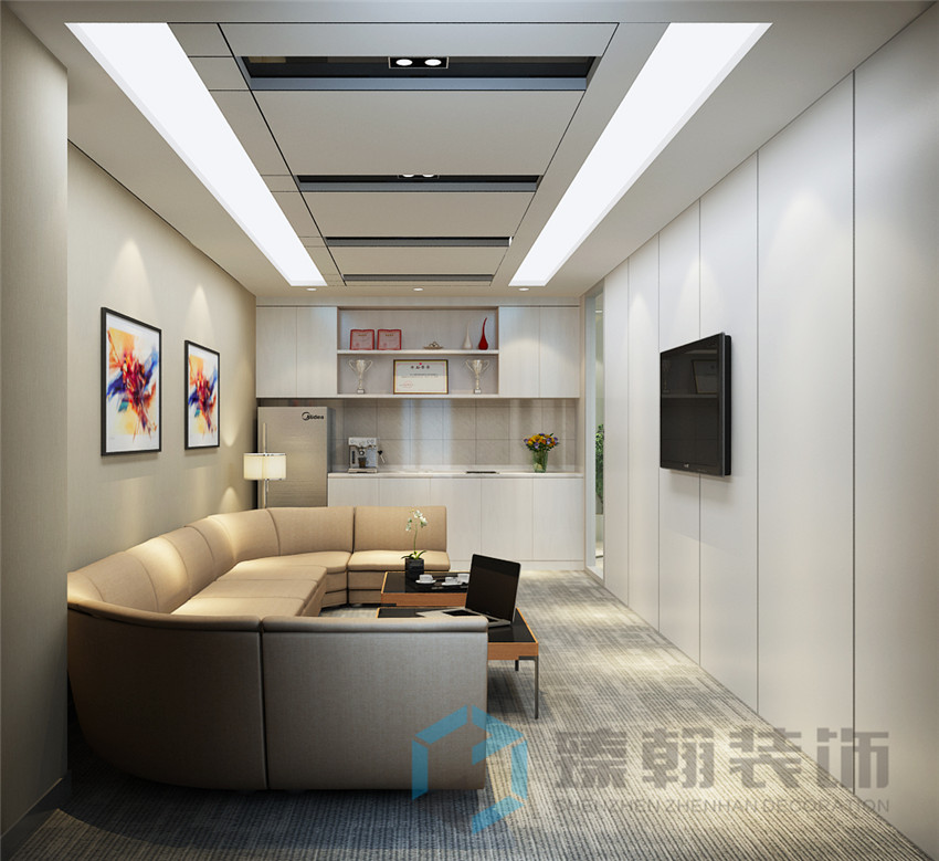 700平讯腾公司办公室装修设计案例
