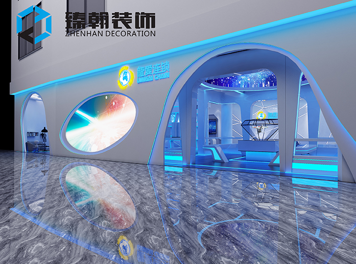 400㎡量子展厅设计案例