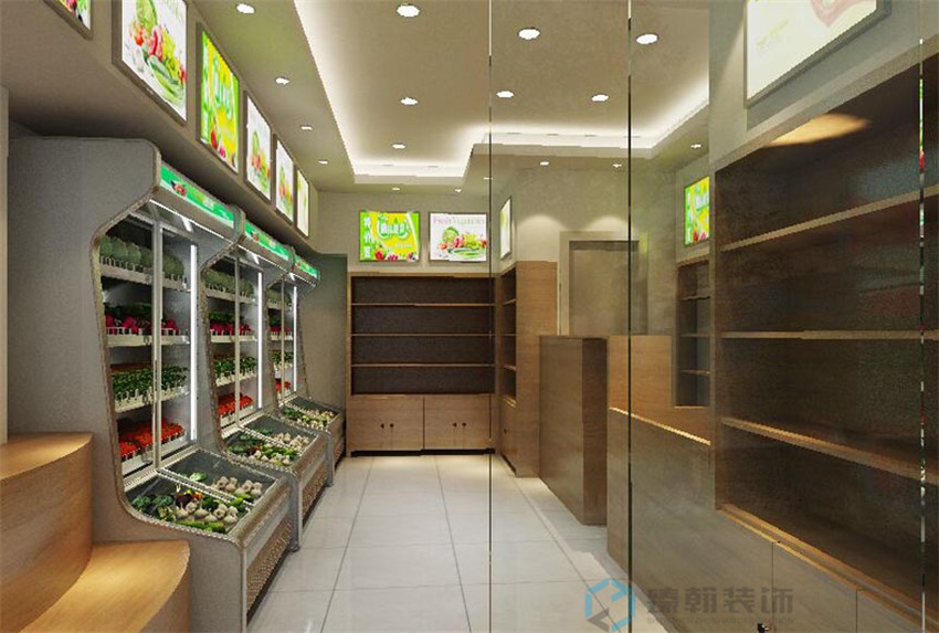 怀玉山生鲜店装修设计案例